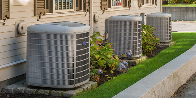 HVAC units for heating and cooling